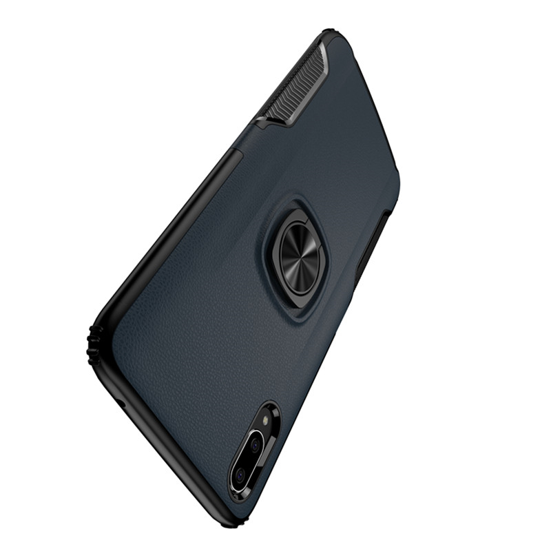 Case vivo V11 / V11 Pro #เคสฝาหลังหนังPU ANGIBABE TPU + PC Hybrid มีแหวนสวมนิ้วติดแม่เหล็ก