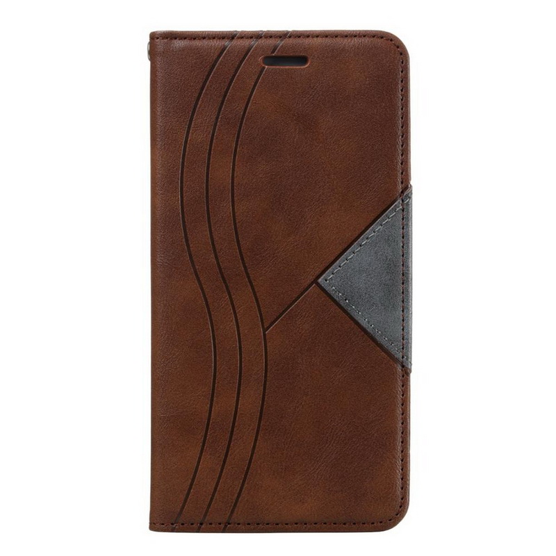 เคส Samsung Galaxy Note 20 Ultra / Note 20 Ultra 5G #เคสฝาพับหนัง PU มีช่องเสียบ ID บัตรอื่นๆในตัว Geometric Pattern Leather Card Holder Protective