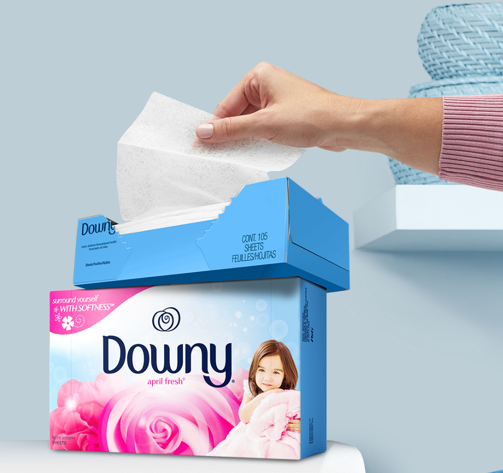 Downy® April Fresh, Dryer Sheets 240 Sheets แผ่นหอมอบผ้า ดาวน์นี่ 240 แผ่น