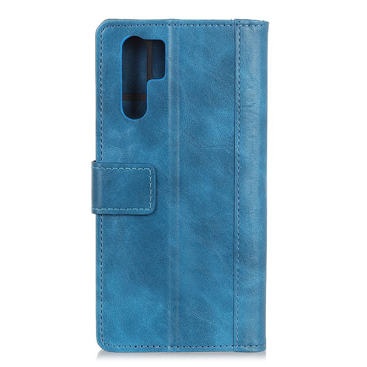 เคส Huawei P30 Pro #เคสฝาพับหนัง PU การตกแต่งแบบริ้ว Rivet Decor Crazy Horse Texture