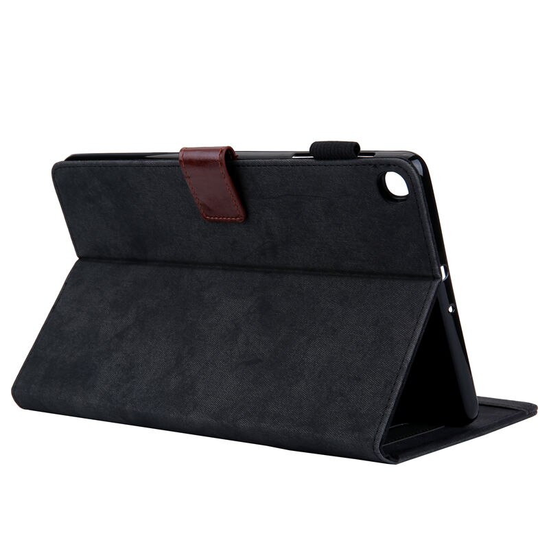 เคส Samsung Galaxy Tab A7 Lite 8.7" (T220,T225) #เคสฝาพับหนัง PU มีช่องใส่บัตร Business Style Auto Wake & Sleep Leather Case with Card Storage