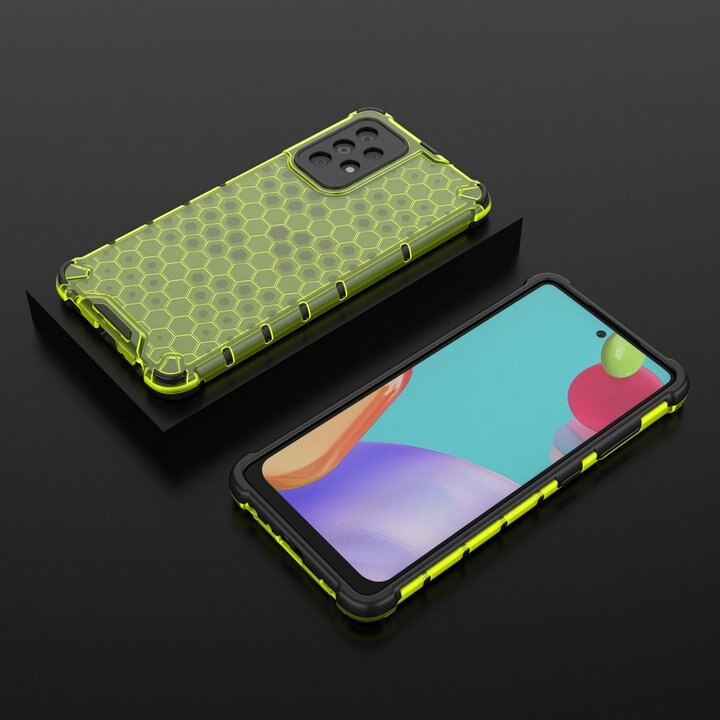 เคส Samsung Galaxy A53 5G #เคสฝาหลังกันกระแทก Honeycomb Shock Absorber TPU + PC + Silicone Hybrid