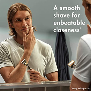 Gillette® Fusion5 ProShield 1 Razor, 1 Cartridge, 1 Razor Stand ยิลเลตต์ ชุดมีดโกนด้ามและขาตั้ง สำหรับผู้ชาย