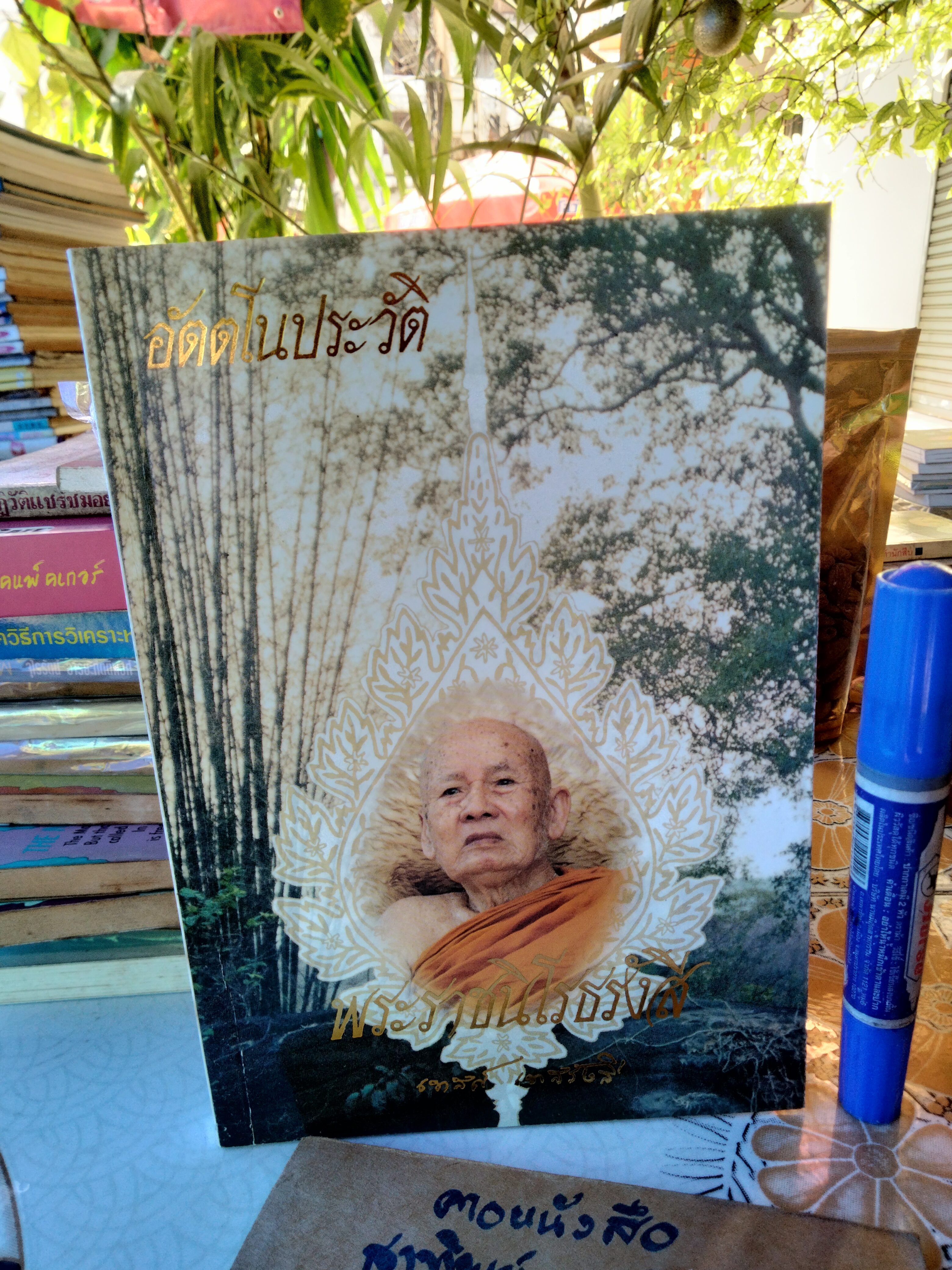 หนังสือ อัตตโนประวัติพระราชนิโรธรังสี (เทสก์ เทสรังสี) อนุสรณ์ในงานพระราชทานเพลิงศพพระราชนิโรธรรังสี 8 มกราคม 2539