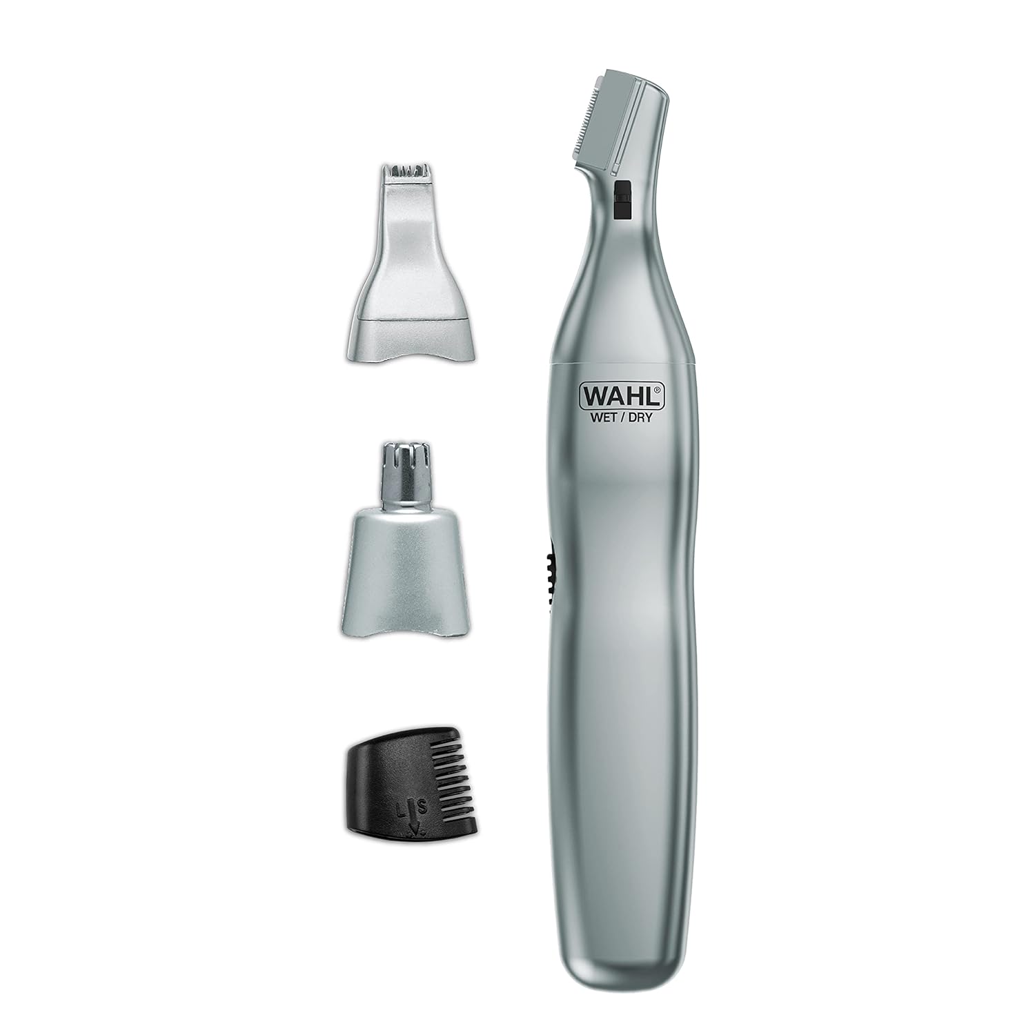 WAHL® Battery Ear Nose & Brow 3-in-1 Personal Trimmer รุ่น5545-400 ทริมเมอร์ ตัดแต่งขนในหู จมูก คิ้ว ถอดหัวได้ กันน้ำ