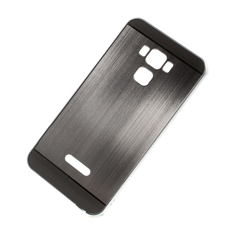 Case Asus Zenfone 3 Max ZC553KL เคสฝาหลัง ขอบโลหะ+แผ่นหลัง Plastic Slide-on Brushed Plating Hard Phone Case (Metal Bumper + PC)