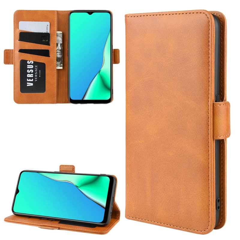 เคส Huawei P30 Lite #เคสฝาพับหนัง PU มีแถบปิดแม่เหล็กสไตล์กระเป๋าสตางค์