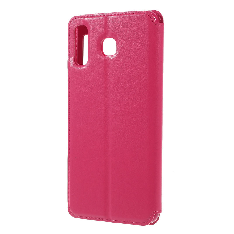 Case Samsung Galaxy A8 Star #เคสฝาพับมีช่องวิว ROAR KOREA View Window Noble Leather Flip