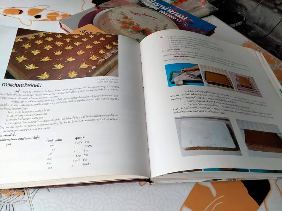 ตำราทำขนมจากแป้งสาลีฉบับรวมเล่ม (1-2) + เล่ม 3 , จัดทำโดย UFM Bakery House บริษัท ยูไนเต็ดฟลาวมิลล์ จำกัด (มีตำหนิตามที่แจ้ง) **จองแล้ว**