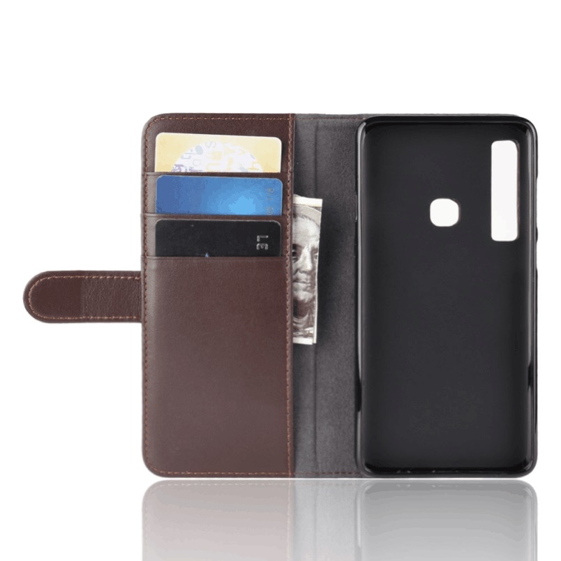 Case Samsung Galaxy A9 (2018) #เคสฝาพับสไตล์กระเป๋าสตางค์รูปแบบหนังแยกมีช่องเสียบบัตรคุณภาพดีราคาเบาๆสบายกระเป๋า