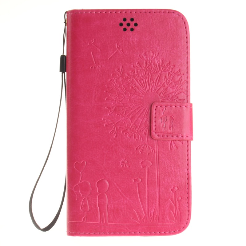 เคส Asus Zenfone 2 ZE550ML ZE551ML เคสหนังฝาพับปั้มลายลงบนปก มีสายคล้องข้อมือ สไตล์กระเป๋าสตางค์