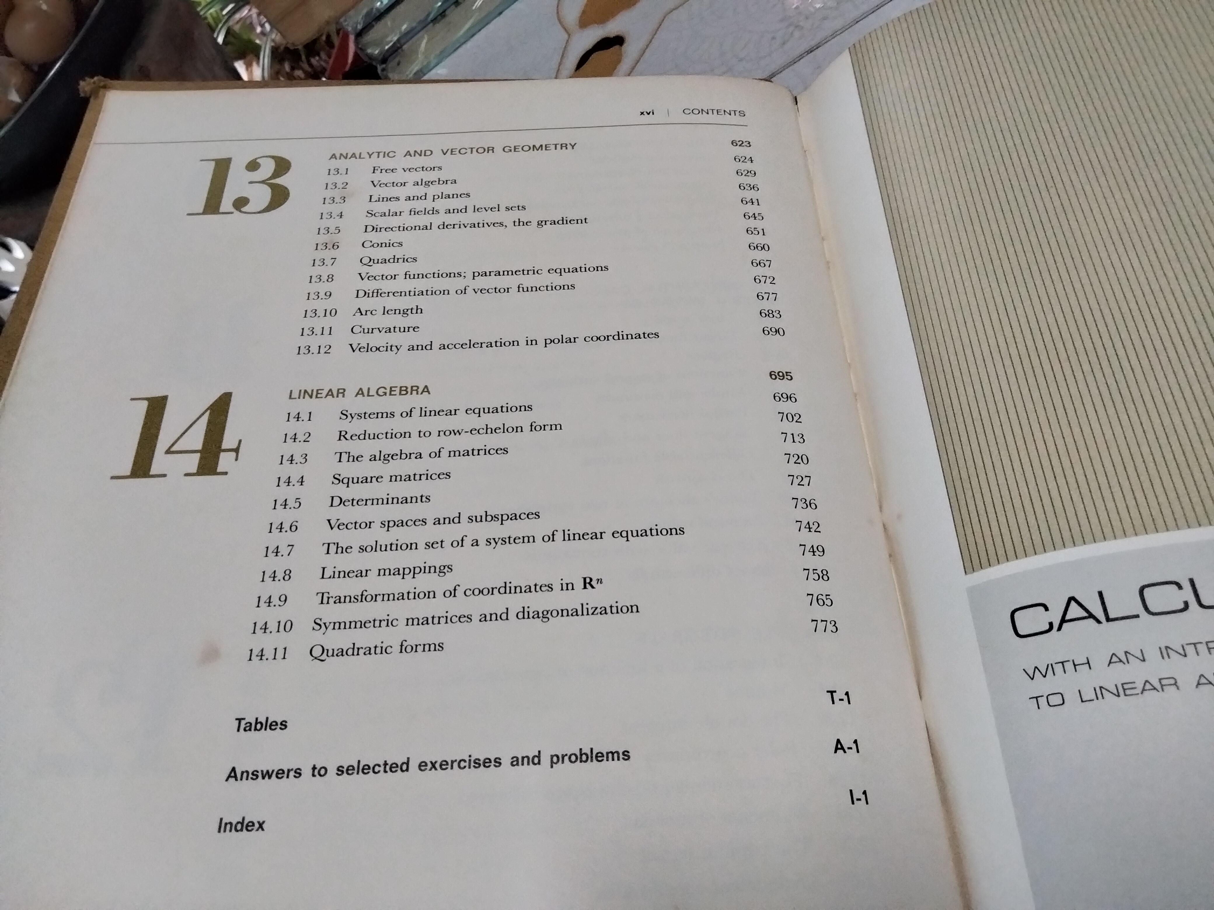 CALCULUS WITH AN INTRODUCTION TO LINEAR ALGEBRA by JOHN G. HOCKING