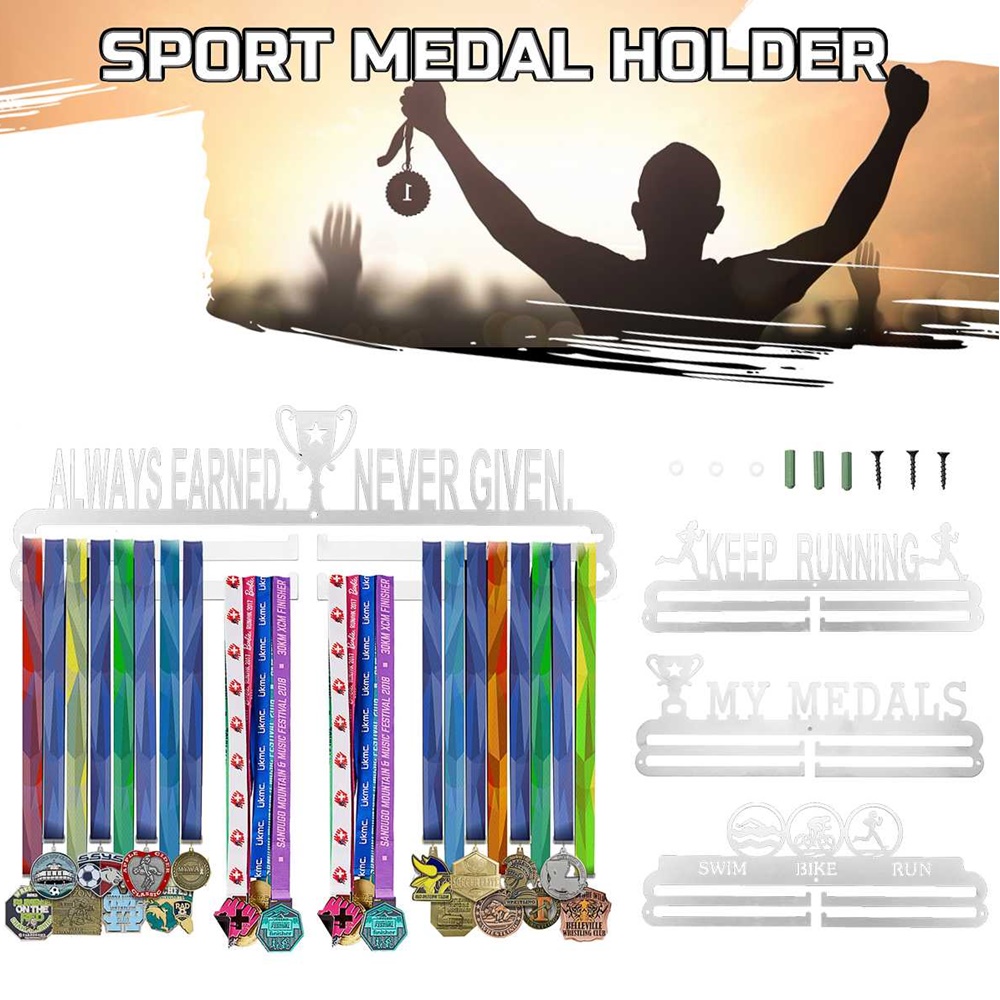 ที่แขวนเหรียญรางวัลสแตนเลส Stainless Steel Medal Holder Display (U01)