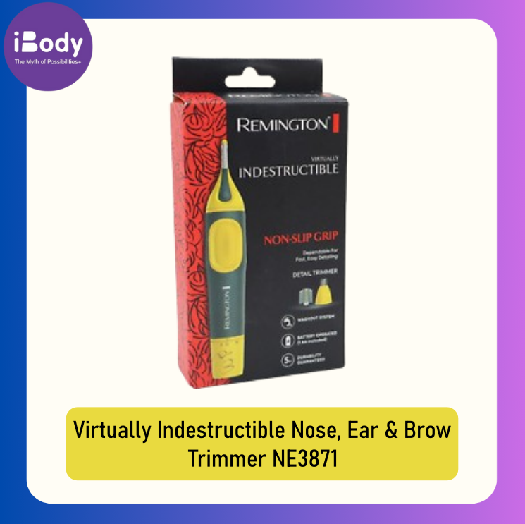 (Remington®) Virtually Indestructible Nose, Ear & Brow Trimmer NE3871 เครื่องตัดแต่งขนจมูก หู และคิ้ว ขนบนใบหน้า