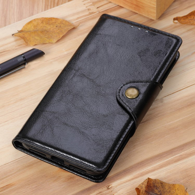 Case Samsung Galaxy A20s แบบกระเป๋าสตางค์หนัง PU Textured PU Leather Wallet