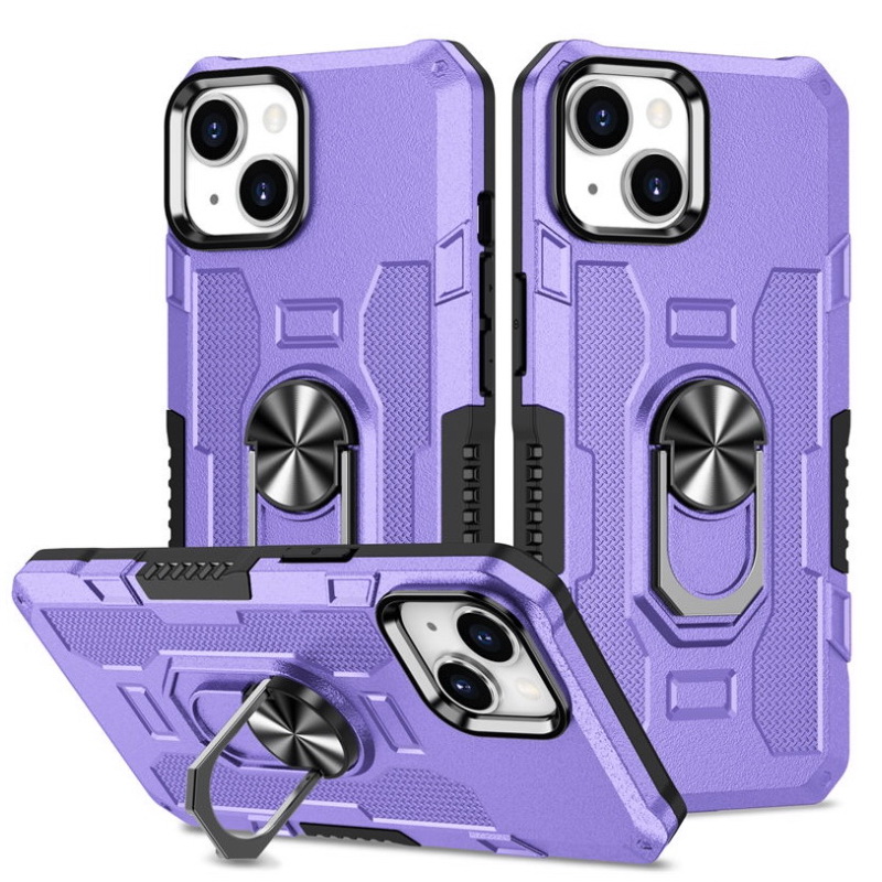 เคส iPhone 14#เคสฝาหลัง Hybrid TPU+PC มีแหวนสวมนิ้ว