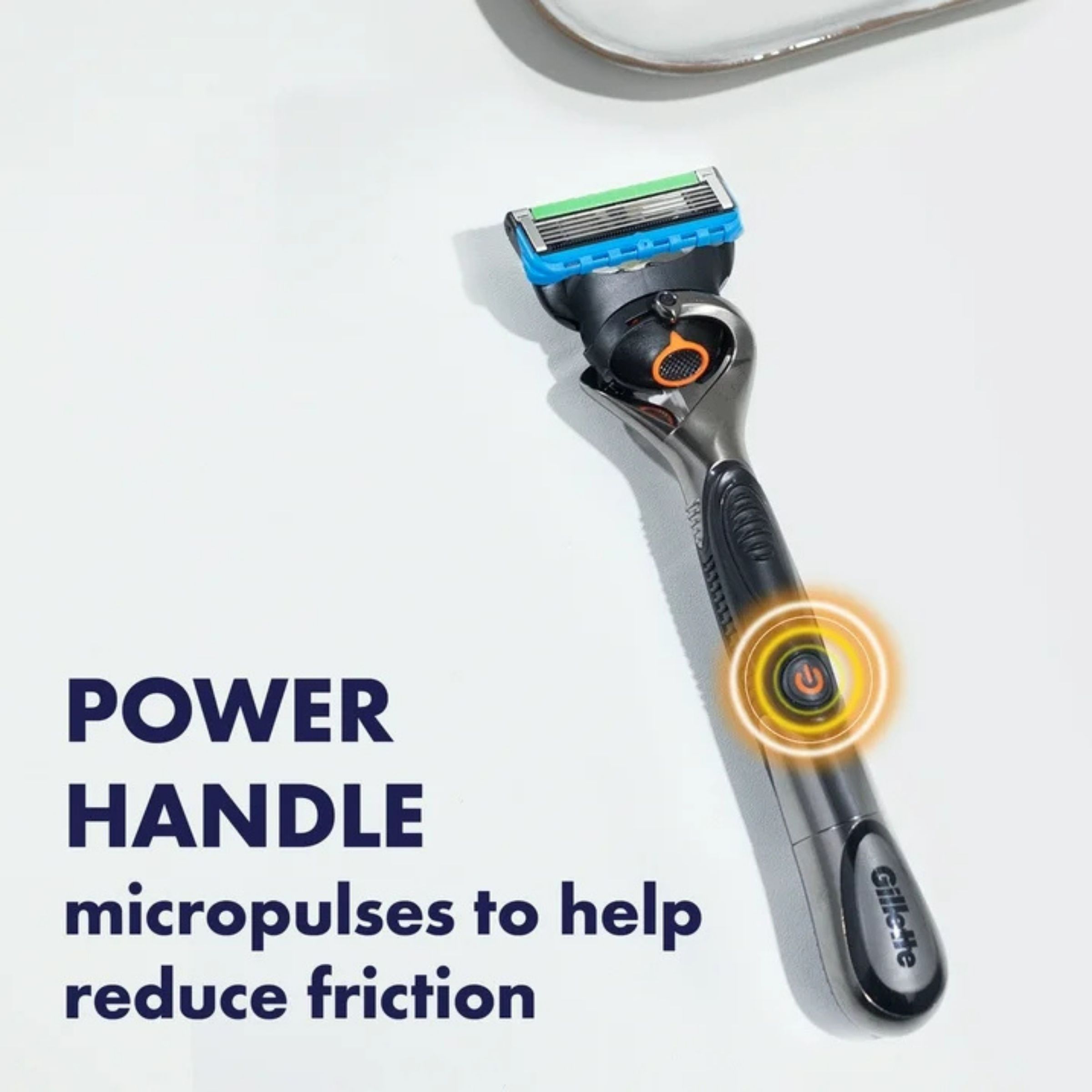 Gillette® ProGlide Power Men's Razor Handle + 1 Blade Refill ชุดมีดโกน ยิลเลตต์ โปรไกลด์ พาวเวอร์