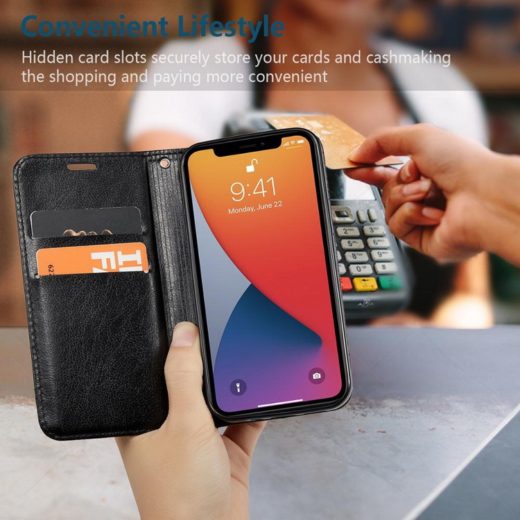 เคส Huawei Mate 20 Pro #เคสฝาพับหนัง PU มีช่องเสียบบัตร Leather Card Holder