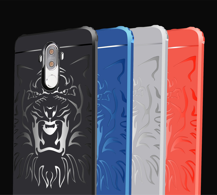 Case Huawei Mate 9 เคสฝาหลัง TPU ลายเสือขอบกันกระแทก