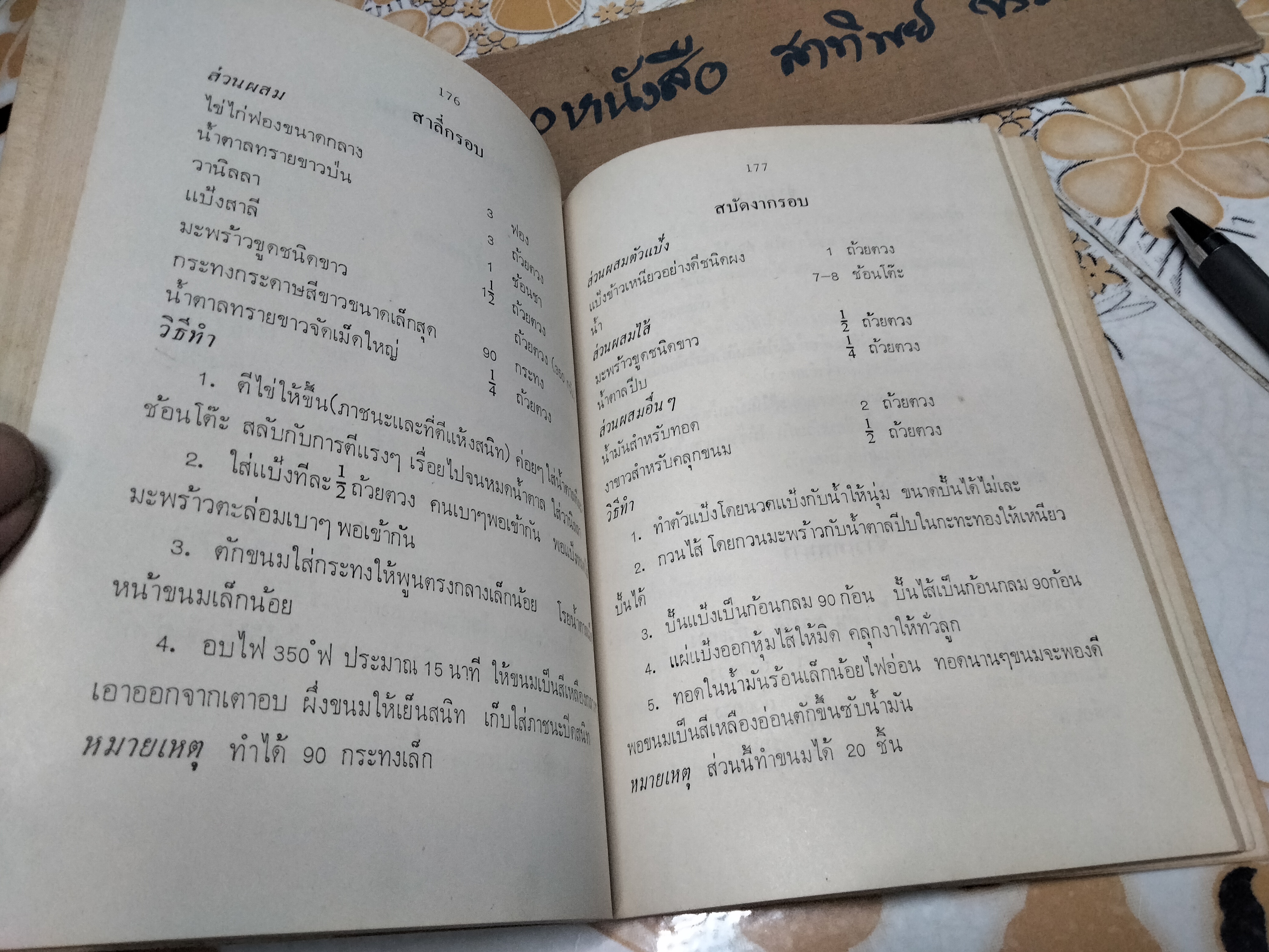 อาหารและขนมไทย (เล่ม 2) โดย จรรยา สุบรรณ์ **สินค้าหมด**