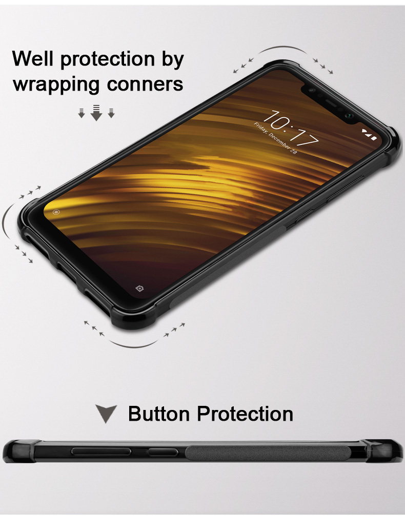 Case Huawei Mate 20 #เคสฝาหลัง TPU นิ่ม พื้นผิวแปรง IMAK Vega Series Carbon Fiber Air Bag Cover