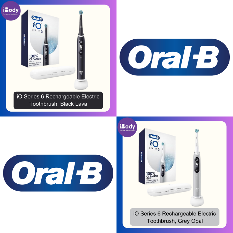 (Oral-B®) iO Series 6 Rechargeable Electric Toothbrush ออรัล-บี แปรงสีฟันไฟฟ้า