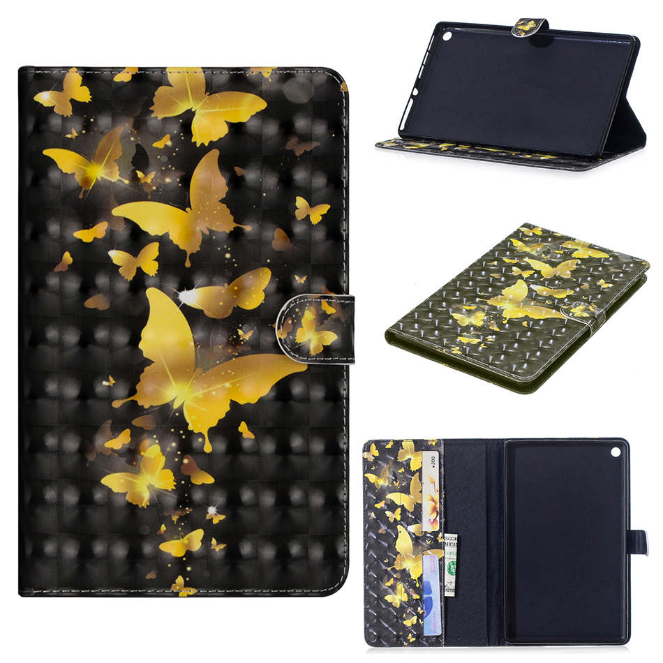 Case Huawei MediaPad M5 Pro 10.8 นิ้ว #เคสฝาพับหนัง PU พิมพ์ลวดลาย Pattern Printing Wallet Stand
