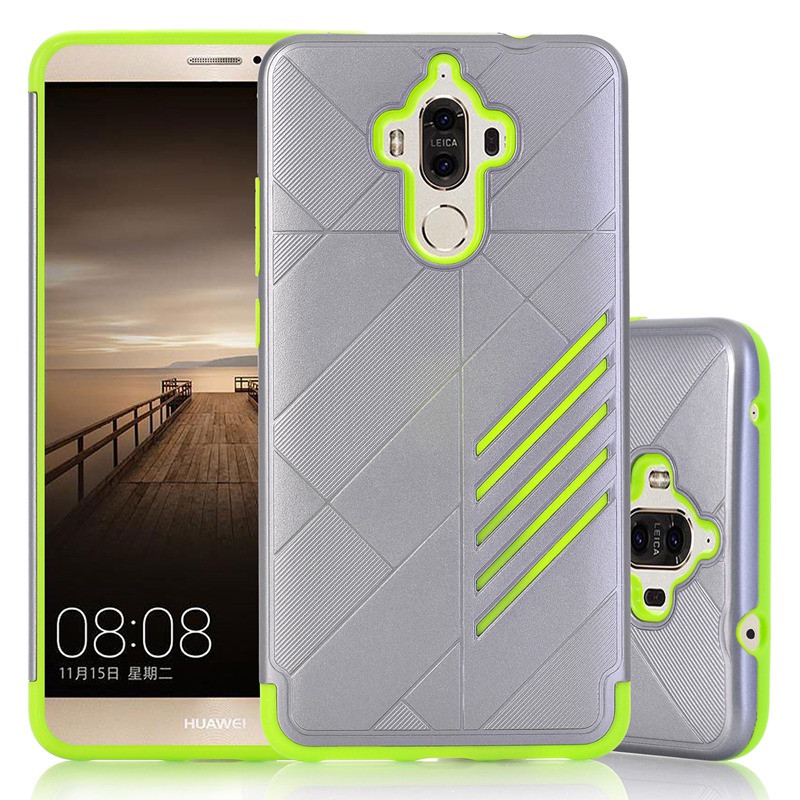 Case Huawei Mate 9 เคสฝาหลังเกราะป้องกัน Armor Drop-resistant PC + TPU Hybrid Back Cover