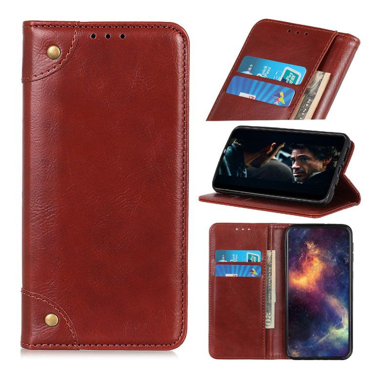 Case Samsung Galaxy A11 #เคสฝาพับหนังแยกผิวหนังม้าดูดซับอัตโนมัติ Crazy Horse Auto-absorbed Split Leather Wallet