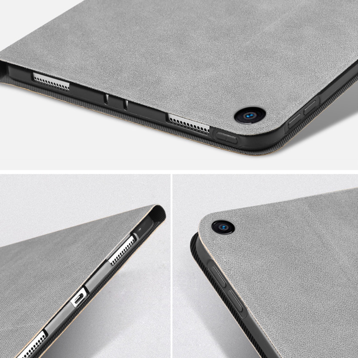 Case Huawei MediaPad M5 lite 8 #เคสฝาพับหนัง PU แบบสมาร์ท Imprint Deer and Quote Flip