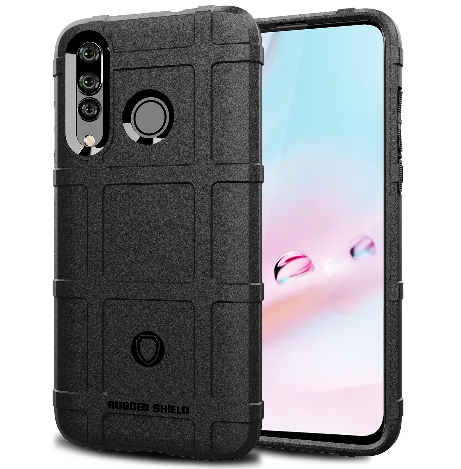 เคส Huawei nova 4 #เคสฝาหลังกันกระแทก Rugged Shield Series Soft Silicone Shock Absorption Matte