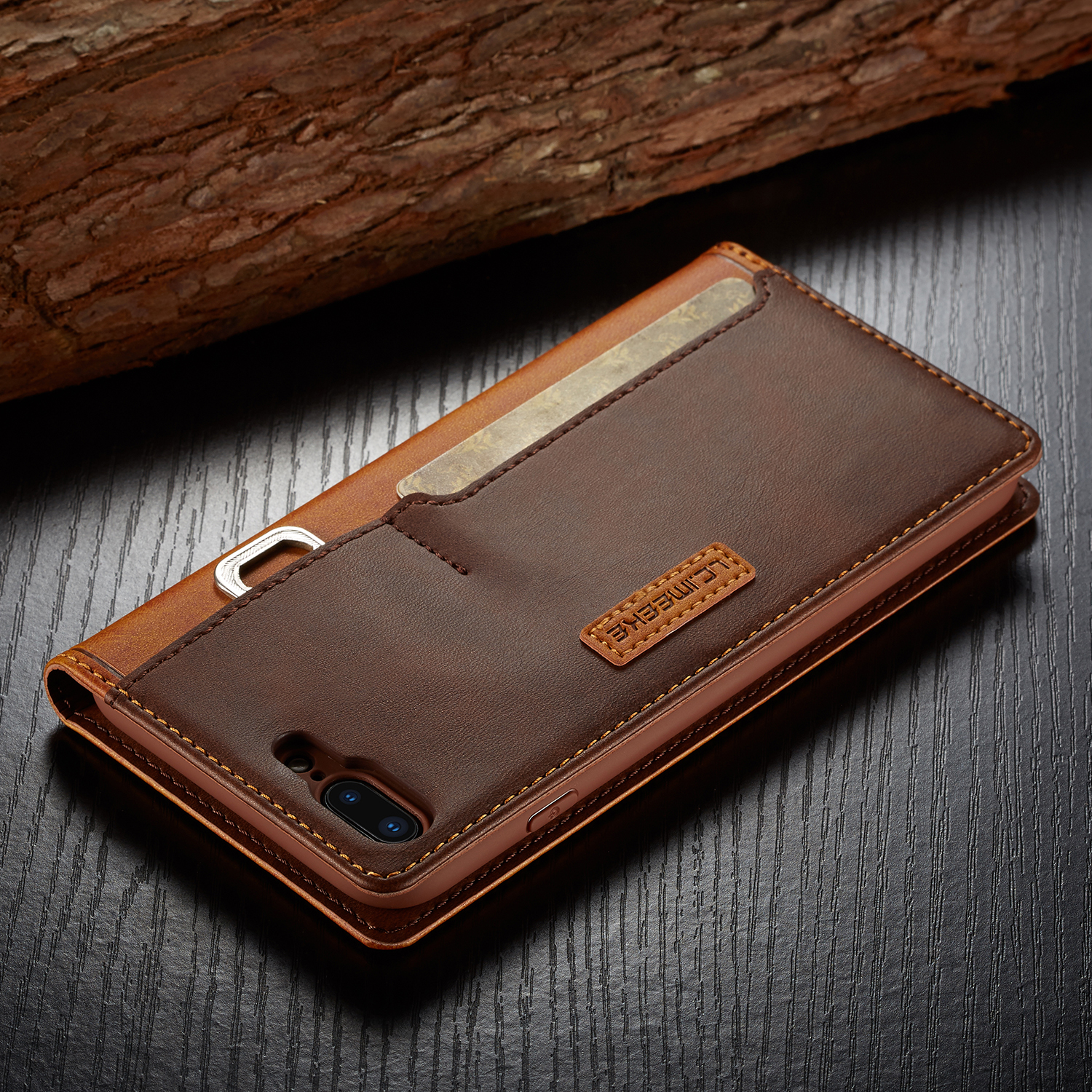 เคส iPhone7 Plus /8 Plus LC.IMEEKE LC เคสฝาพับแบบกระเป๋าสตางค์ หนัง PU, TPU