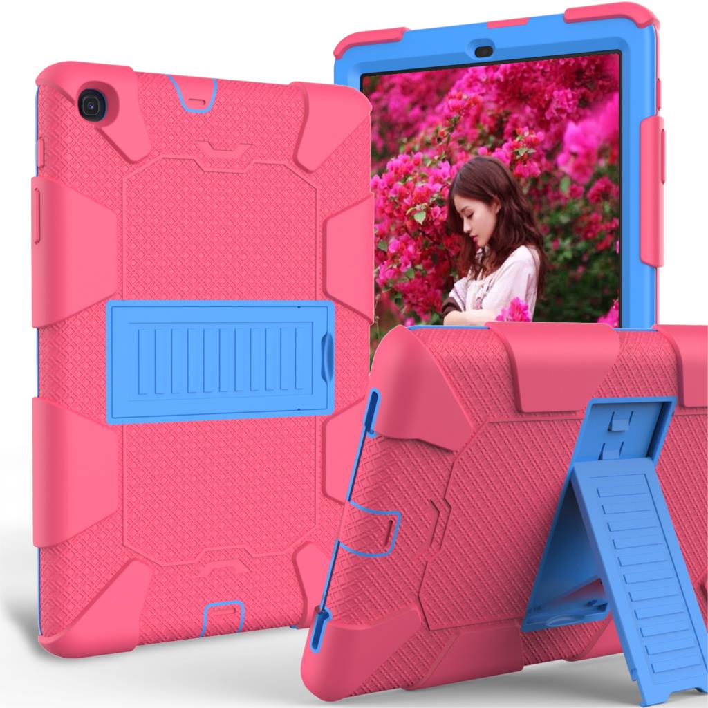 Case Samsung Galaxy Tab A 10.1 (2019) SM-T510 SM-T515 #เคสฝาหลังกันกระแทกมีขาตั้ง Kickstand PC Silicone Armour Defender