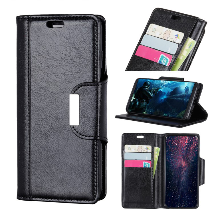 Case OPPO A15 #เคสฝาพับหนัง PU แบบกระเป๋าสตางค์ Textured PU Leather Wallet
