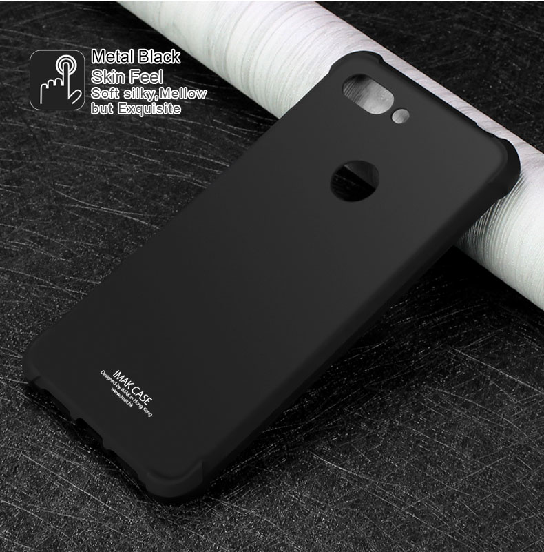 Case Xiaomi Mi 8 Lite #เคสแบบฝาหลัง Skin Feel Anti-drop TPU Case + Explosion-proof Screen Film
