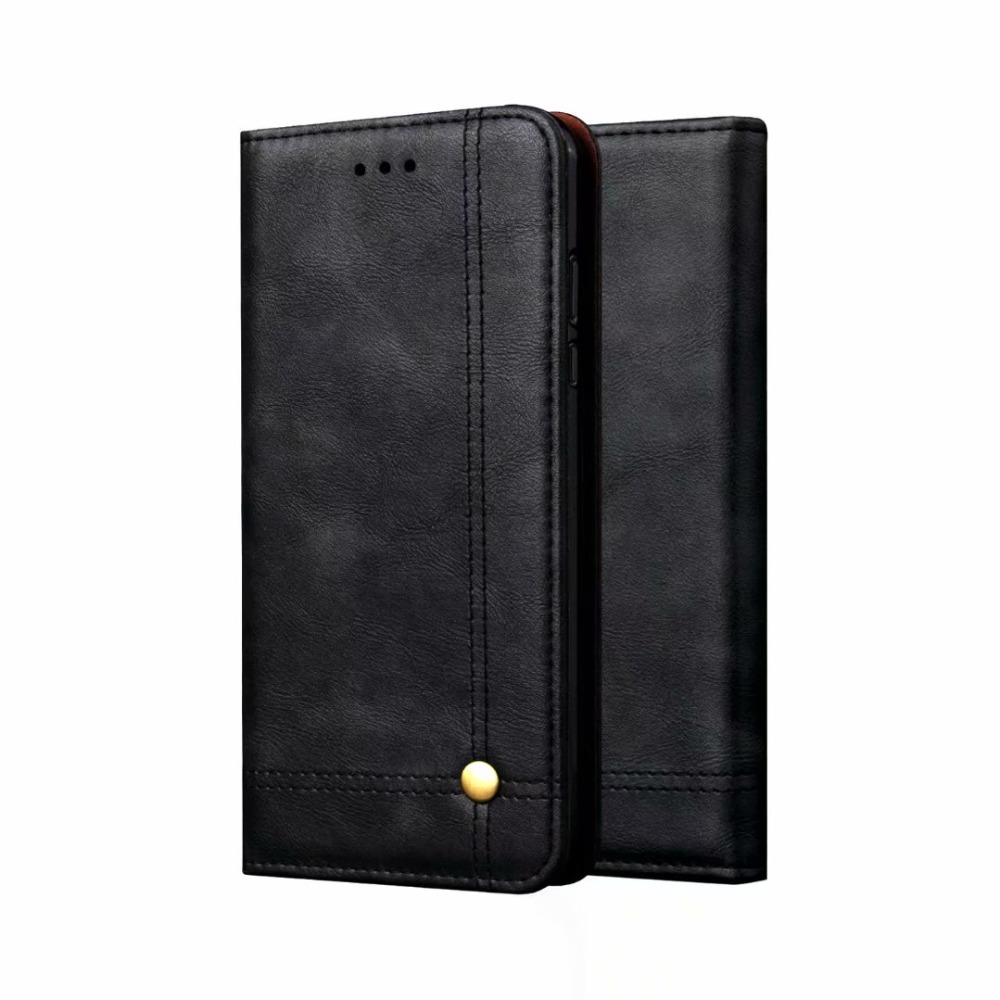 เคส Xiaomi Pocophone F1 #เคสฝาพับหนัง PU Crazy Horse Texture Retro Leather Auto-absorbed Wallet คุณภาพดี