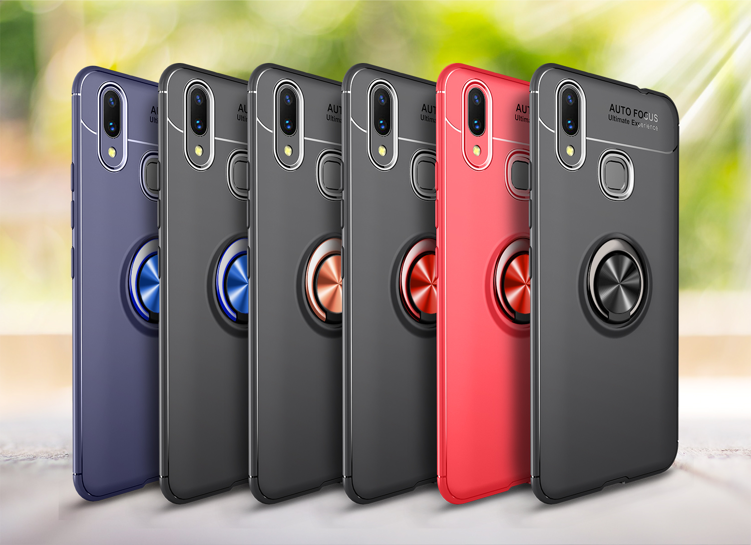 เคส Huawei nova 3i TPU #เคสฝาหลังมีแหวนสวมนิ้ว Finger Ring Kickstand (Built-in แผ่นโลหะแม่เหล็ก)