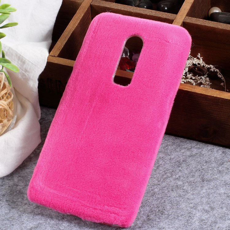 Case OnePlus 6 #เคสฝาหลังเคลือบผิวขนนุ่ม ๆ สีสันสวยงาม Fluffy Fur Coated TPU Shell