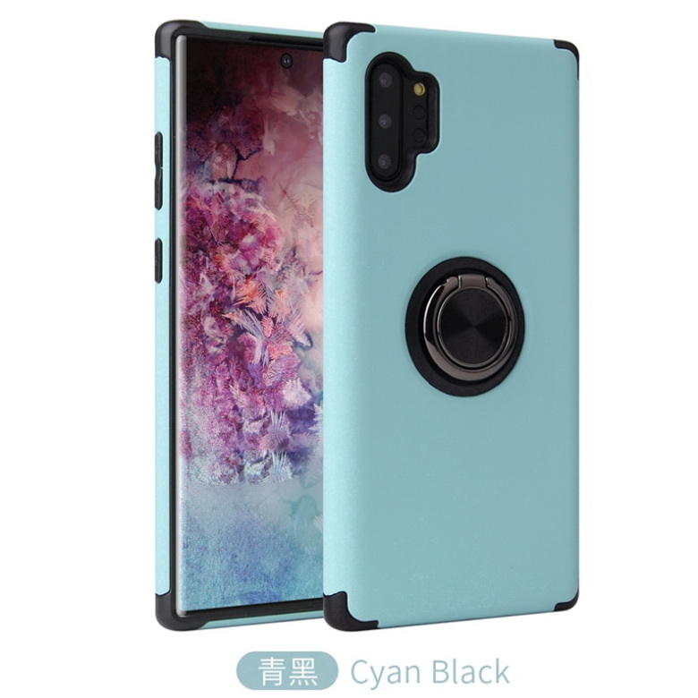Case Samsung Galaxy Note 10+ #เคสฝาหลัง Hybrid TPU+PC มีแหวนสวมนิ้ว