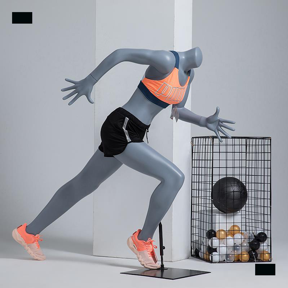 (พรีออเดอร์) หุ่นโชว์ท่าวิ่ง ทำจากวัสดุไฟเบอร์กลาส (R6)