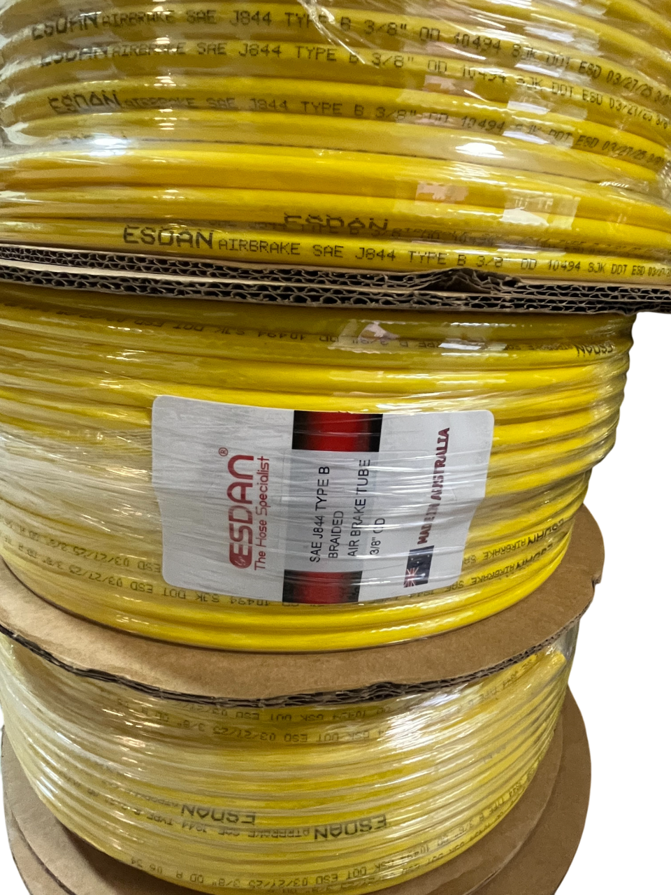 สายลม2ชั้น ESDAN ไนล่อน PA เกรด A 3หุน(3/8) แข็งแรง ทนร้อน ทนUV ทนสารเคมีและน้ำมัน