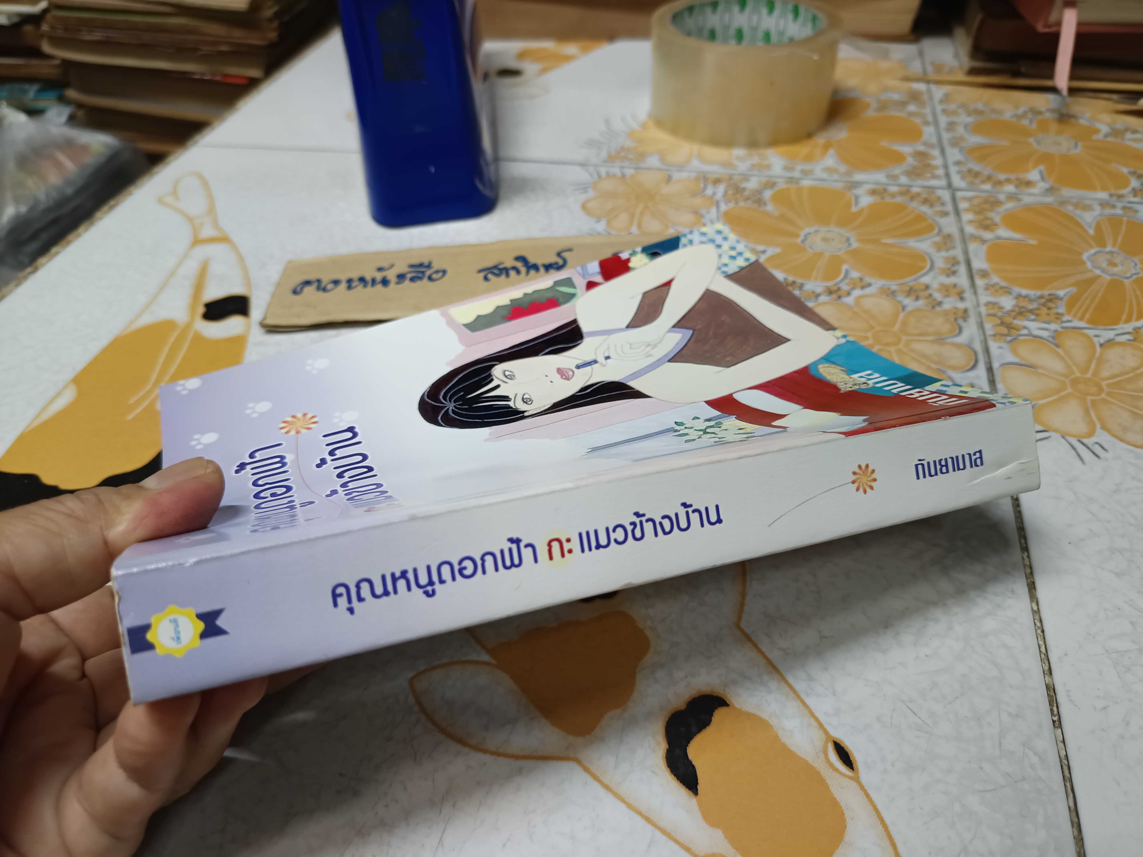 คุณหนูดอกฟ้ากะแมวข้างบ้าน (เล่มเดียวจบ) - กัญญามาศ พิมพ์ครั้งแรกพ.ศ 2547 สำนักพิมพ์เพื่อนดี