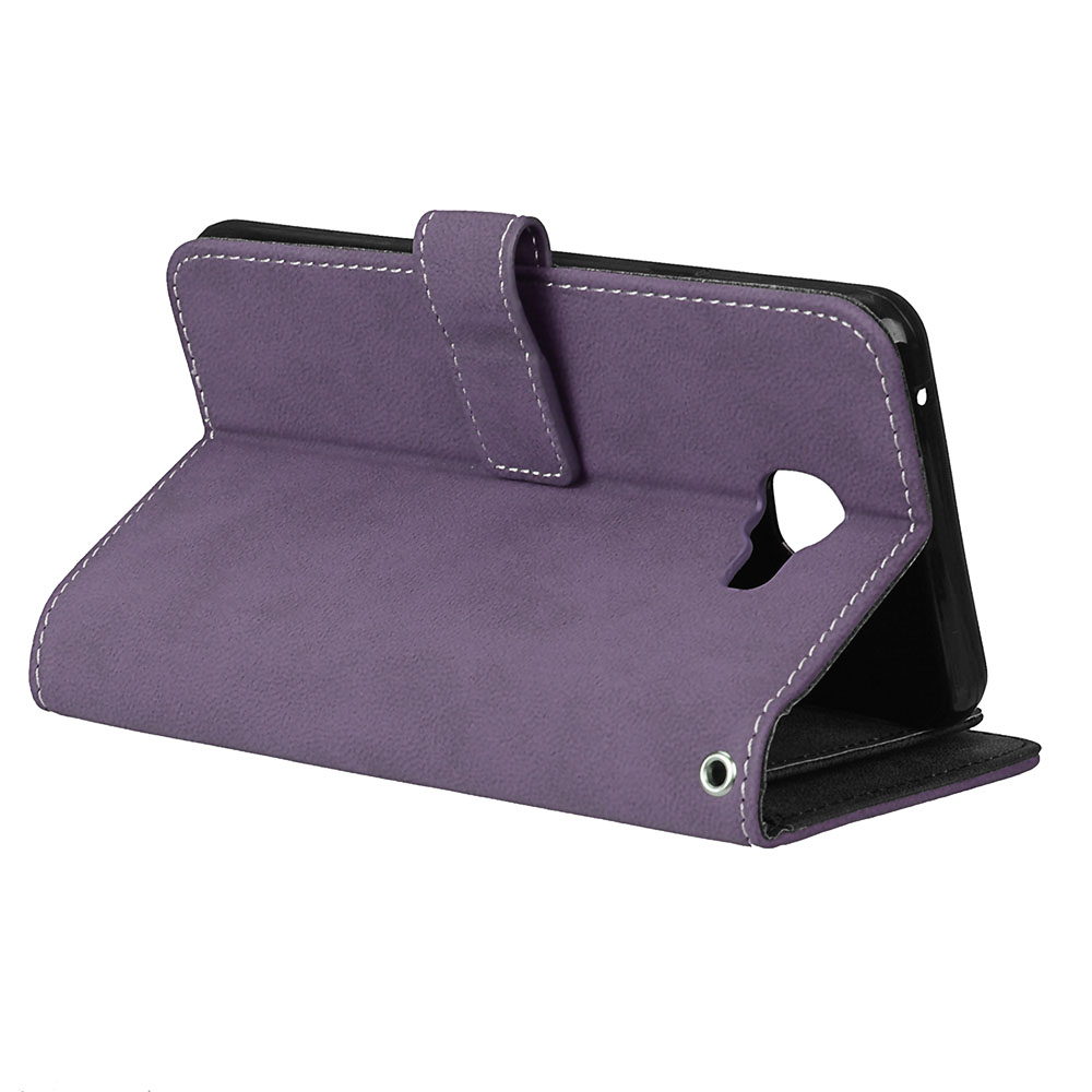 เคส Samsung Galaxy C9 Pro #เคสฝาพับ MatteSkin PU Leather Stand มีช่องใส่นามบัตรพร้อมช่องเสียบการ์ดได้ 9 ใบ