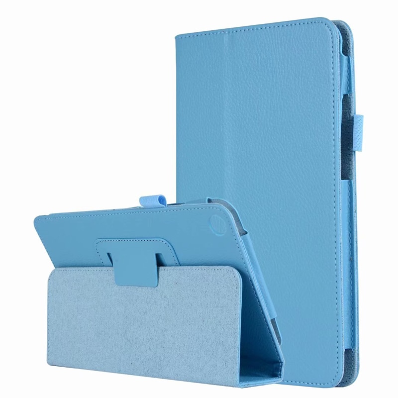 Case Xiaomi Mi Pad 4 ขนาด 8 นิ้ว #เคสฝาพับหนัง PU ผิวลิ้นจี่สีสันสวยงามทันสมัย
