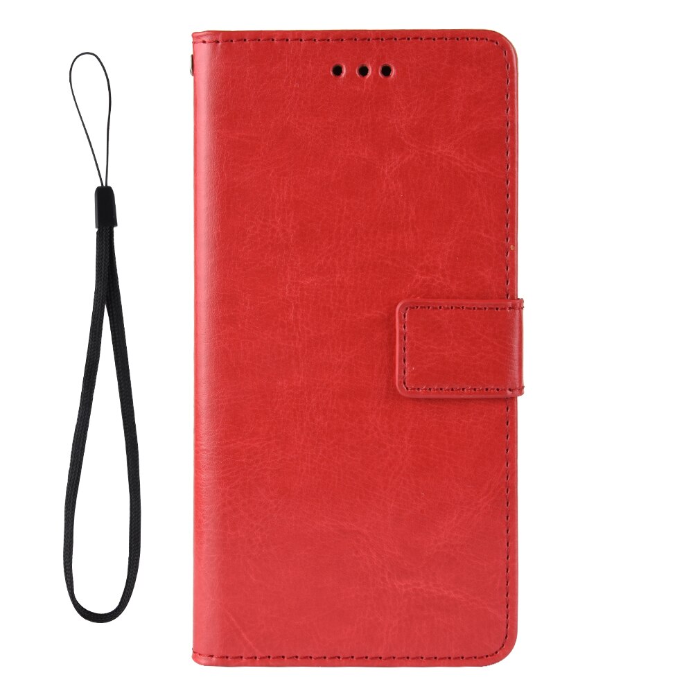 Case Vivo S1 Pro #เคสฝาพับหนัง PU ผิวหนังม้า Crazy Horse Texture Leather Wallet