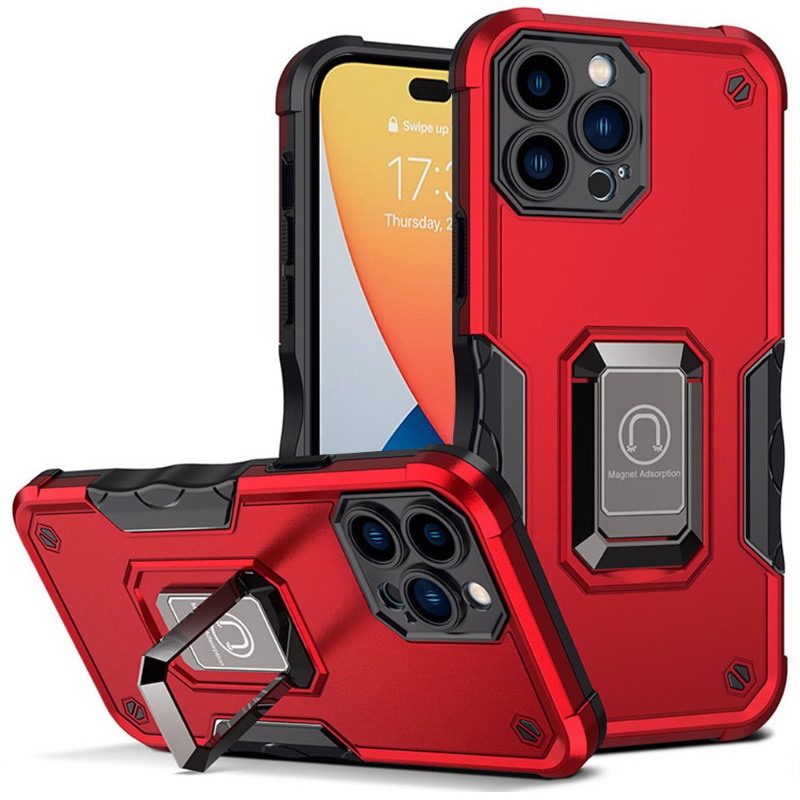 เคส iPhone 13#เคสฝาหลัง Hybrid TPU+PC มีแหวนสวมนิ้ว