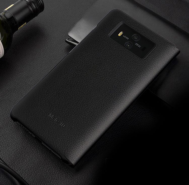เคส Huawei Mate 10 #เคสฝาพับแบบ View Window ด้านข้างแนวยาวฝาพับหนัง PU คุณภาพดี