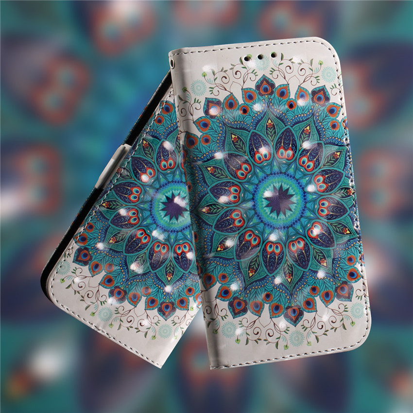 เคส Samsung Galaxy A72 / A72 5G#เคสฝาพับแบบกระเป๋าสตางค์ Pattern Printing Wallet Stand ลายน่ารักๆ