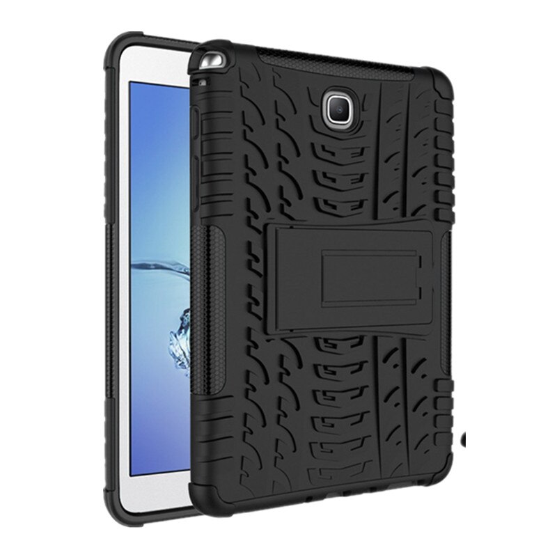 Case Samsung Galaxy Tab A 8.0นิ้ว T350 T355 / P350 P355 #เคสฝาหลังไฮบริด Cool Tyre PC+TPU Combo Cover with Kickstand
