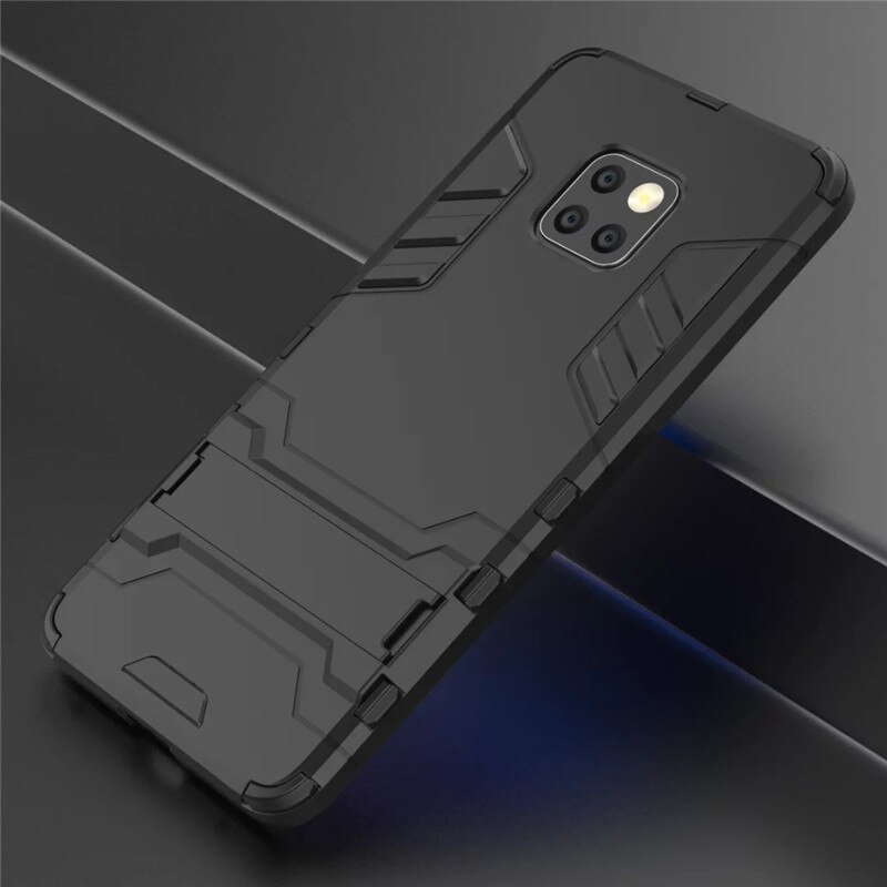 Case Huawei Mate 20 Pro #เคสฝาหลังพลาสติก ไฮบริด TPU + Kickstand (สินค้าพร้อมส่ง)